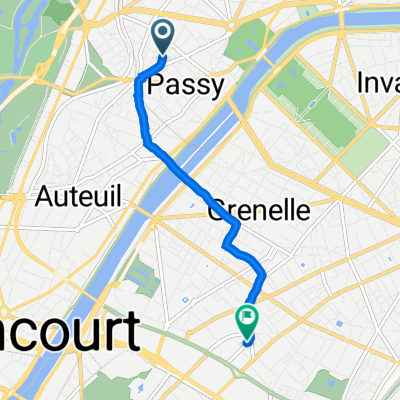 44 Rue Nicolo, Paris à 9 Rue du Hameau, Paris