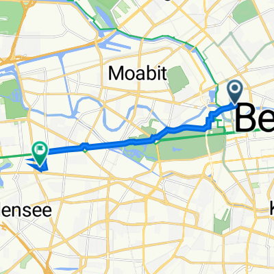 Reinhardtstraße 30, Berlin nach Pestalozzistraße 37, Berlin
