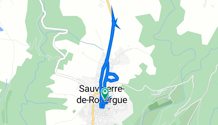 Itinéraire vers 1 Rue Notre Dame, Sauveterre-de-Rouergue