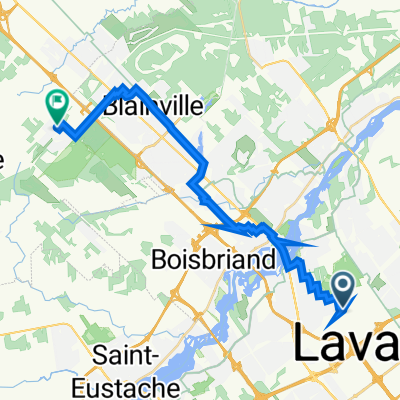 De Boulevard Dagenais Ouest 1873, Laval à Rue Lévis 12269, Mirabel