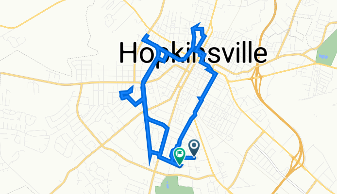 407 Crestview Dr, Hopkinsville to 311 Fairview Dr, Hopkinsville