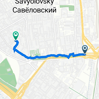 Бутырская улица, 1, Moscow to Мишина улица, 14, Moscow