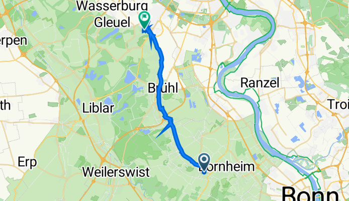 Bannweg 63, Bornheim nach Friedrich-Ebert-Straße 40, Hürth