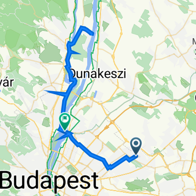 Állás utca 56., Budapest to Népsziget út 1., Budapest