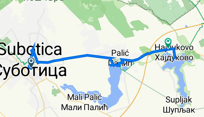 Trasa z Sonje Marinković 43, Subotica