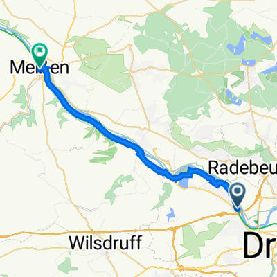 Flensburger Straße 24a, Dresden nach Markt 1, Meißen