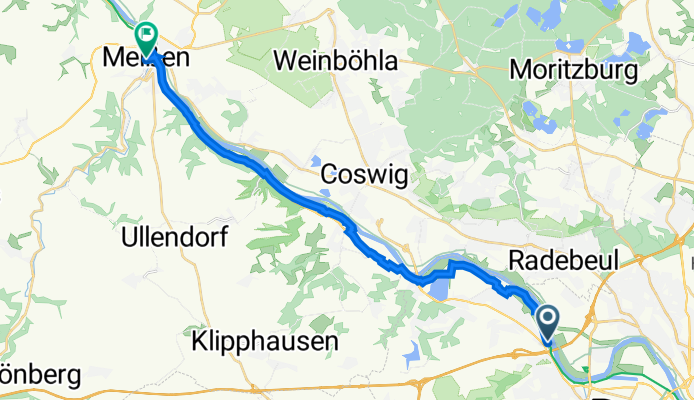 Flensburger Straße 24a, Dresden nach Markt 1, Meißen