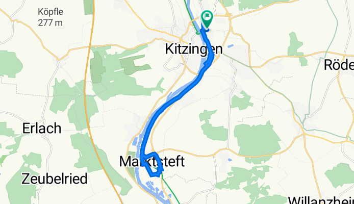 Balthasar-Neumann-Straße 10, Kitzingen do Mainbernheimer Straße 2, Kitzingen