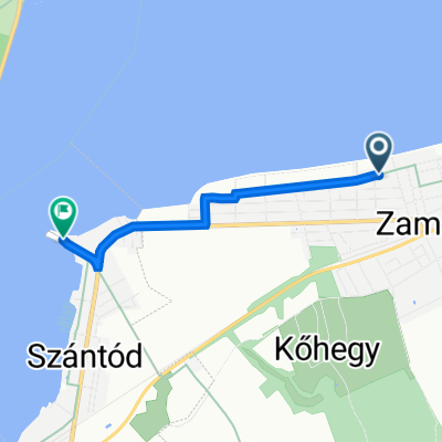 Kiss Ernő utca 2/2., Zamárdi to Tihany utca 4., Szántód