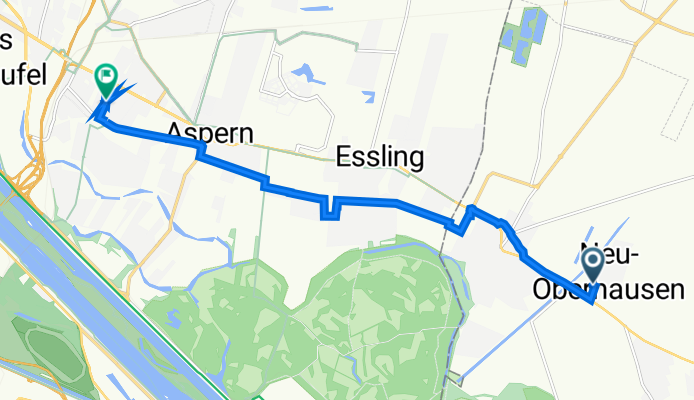Robert Stolz-Gasse 33a, Groß-Enzersdorf nach Hartlebengasse 13, Wien