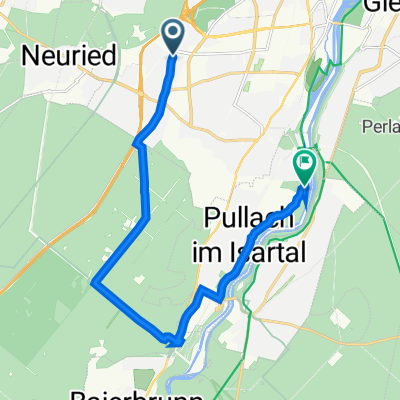 Forstenrieder Allee 67, Munich to Georg-Kalb-Straße 1, Pullach i. Isartal