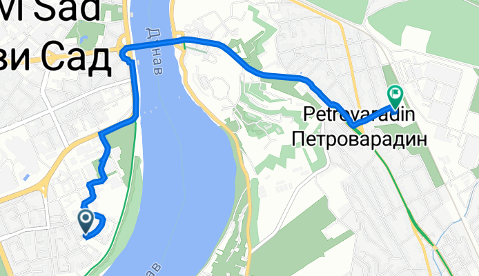 Милке Гргурове 4Ц, Novi Sad to Раде Кончара 3, Novi Sad