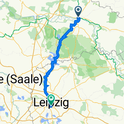 Wittenberg to Körnerstraße 36, Leipzig