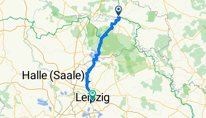 Wittenberg to Körnerstraße 36, Leipzig