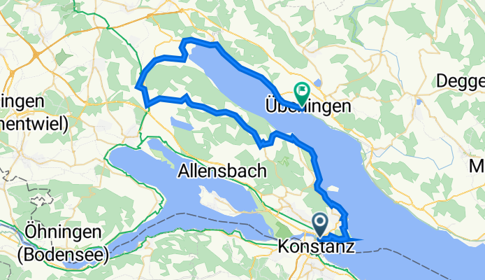 Seestraße 1A, Konstanz nach Landungsplatz 1, Überlingen