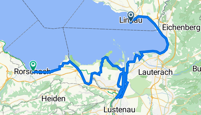 Schützingerweg 2, Lindau (Bodensee) nach Rorschach Hafen