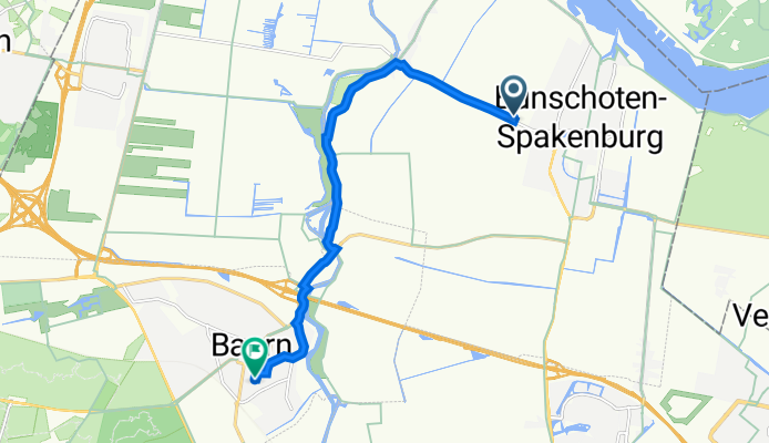 Bikkersweg 100, Spakenburg naar Madurastraat 10, Baarn