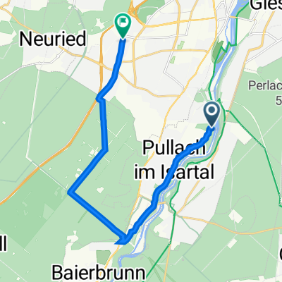 Georg-Kalb-Straße 1, Pullach i. Isartal to Forstenrieder Allee 67, Munich