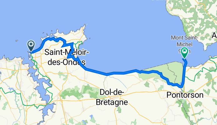 St Malo to Mont St Michele