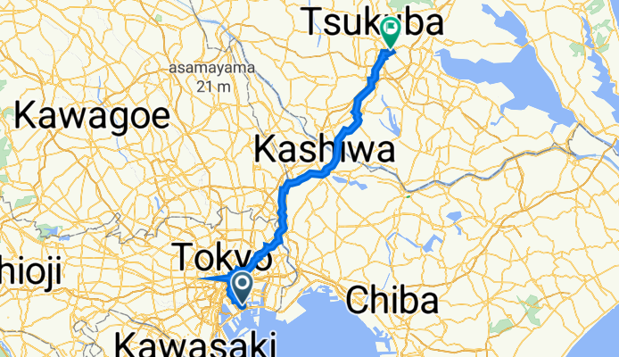 9-21, Shinonome 1-Chōme, Koto to 1364, Azuma 1-Chōme, Tsukuba