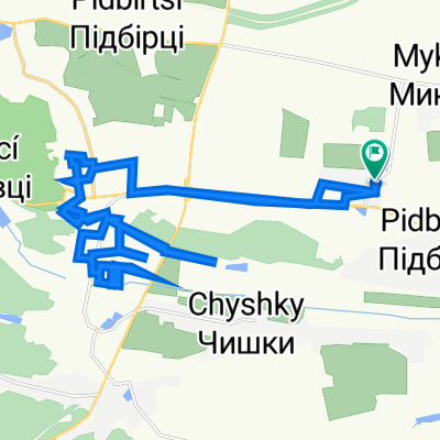 Вулиця без назви, Підгірне to Вулиця без назви, Підгірне