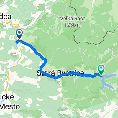 Slovenského národného povstania 2113 to Nová Bystrica