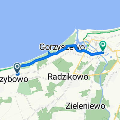 Nadmorska 64, Grzybowo do Gierczak 25, Kołobrzeg