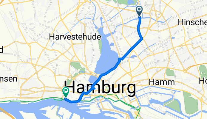 Kaemmererufer 2, Hamburg nach Hafentor 2, Hamburg