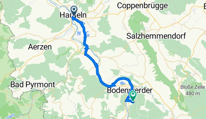 Alte Marktstraße 10, Hameln nach Voglerstraße 59, Bodenwerder