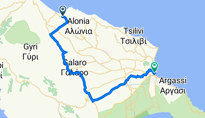 Eparchiaki Odos Zakinthou - Alikon 159, Alikanas to Agiou Dionisiou, Zakinthos