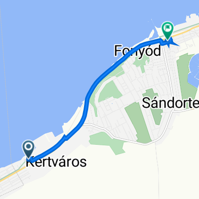 Vasvári Pál utca 3., Fonyód to Dísz tér 2., Fonyód