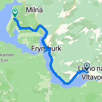 Slupečná 113, Lipno nad Vltavou nach Kovářov E105, Frymburk