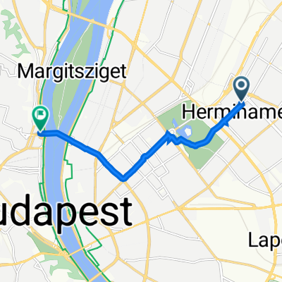Uzsoki utca 47., Budapest to Germanus Gyula park 1., Budapest