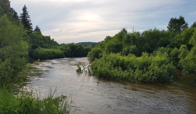Foto 2 de la ruta de Bikemap "от Шелехова до Пионерска по старой дороге"