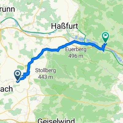 Rimbacher Weg 14, Frankenwinheim nach Georg-Schäfer-Straße 30, Ebelsbach