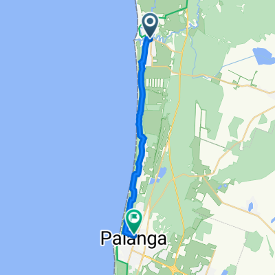 Šventosios g., Palanga to Maironio g. 50B, Palanga