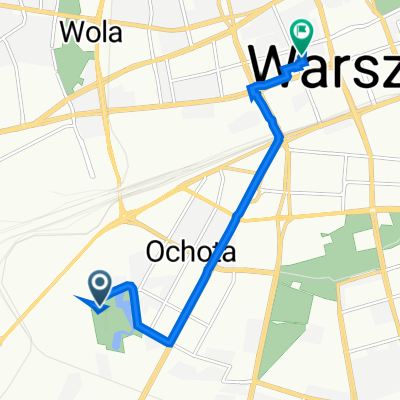 Drawska 22, Warsaw to Waliców 11, Warsaw