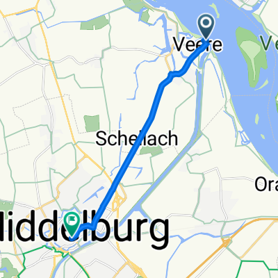 Oranjeplein 2, Veere nach Lange Delft 31B, Middelburg