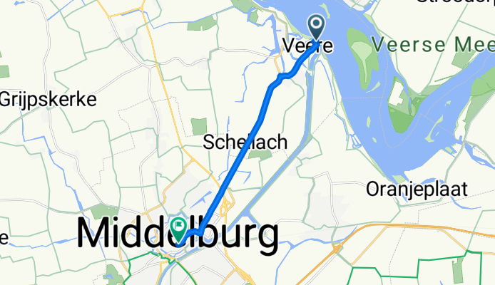 Oranjeplein 2, Veere nach Lange Delft 31B, Middelburg