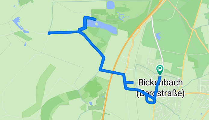 L3303 27, Bickenbach nach Pfungstädter Straße 16, Bickenbach