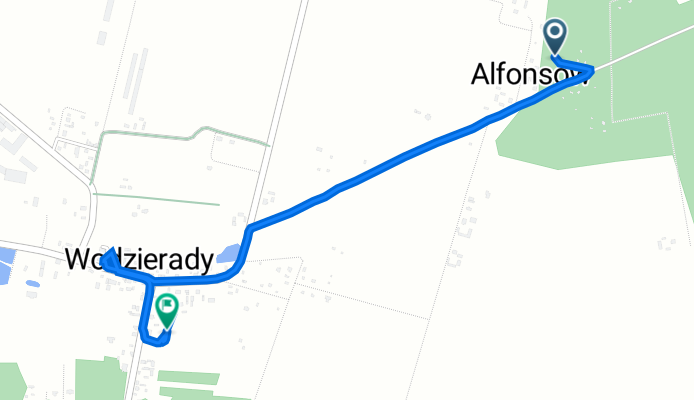 Alfonsów 1F, Wodzierady do Wodzierady 27, Wodzierady