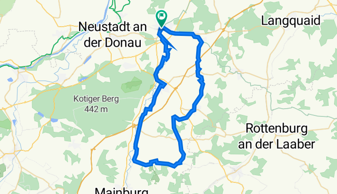 Graf-Niclas-Straße, Abensberg nach Aventinusplatz 2, Abensberg
