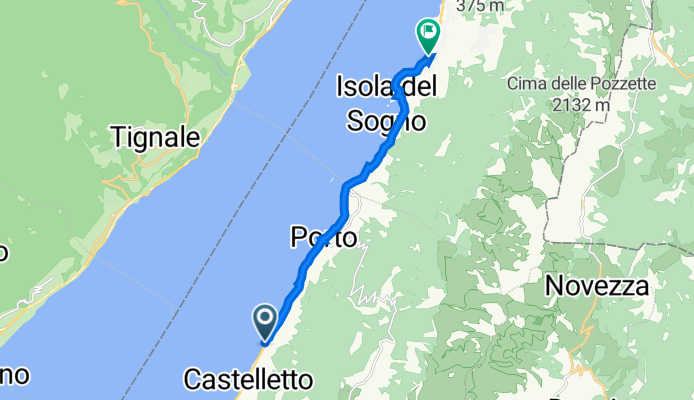 Via Beato Giuseppe Nascimbeni 15, Brenzone sul Garda to Madonnina 16, Malcesine