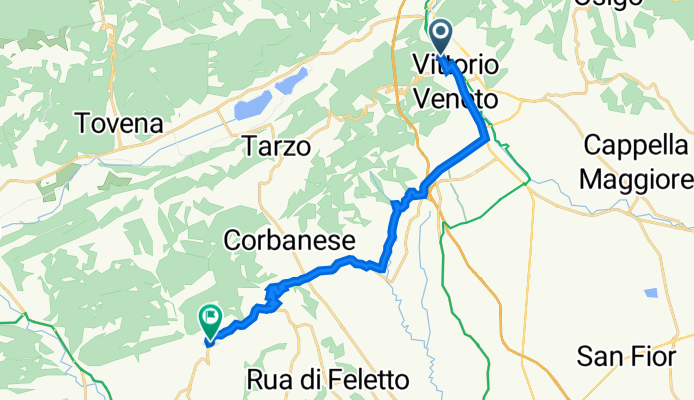 Da Vittorio Veneto a  Refrontolo