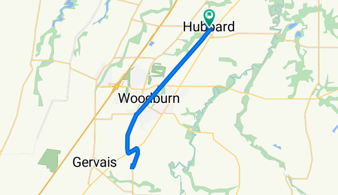 Hubbard to Bauman farm Oregon