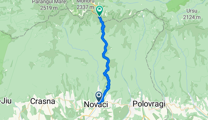 5 Novaci - Ranca - Creasta Parang (Urdele)