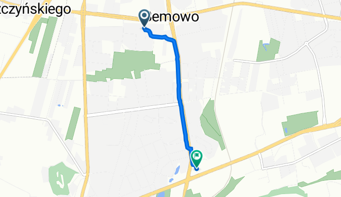 Lajosa Kossutha 4, Warszawa do Powstańców Śląskich 1, Warszawa