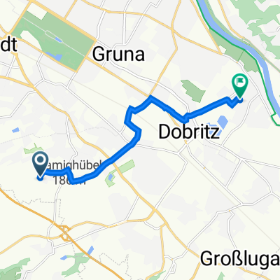 Am Wiesental 21, Dresden nach Steirische Straße 38, Dresden