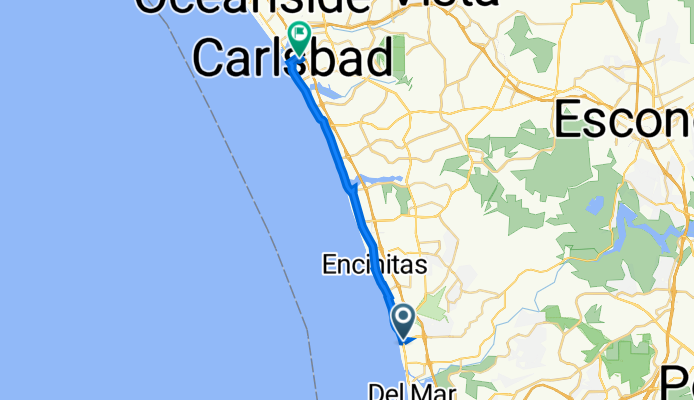 Northeastern San Diego, Solana Beach to 804 Carlsbad Village Dr, Carlsbad