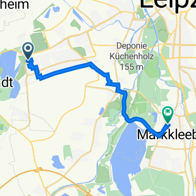 Selliner Straße 26A, Leipzig nach Koburger Straße 45, Markkleeberg